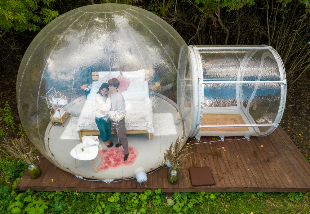 clear camping bubble tent