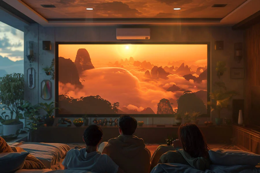 projector with streaming