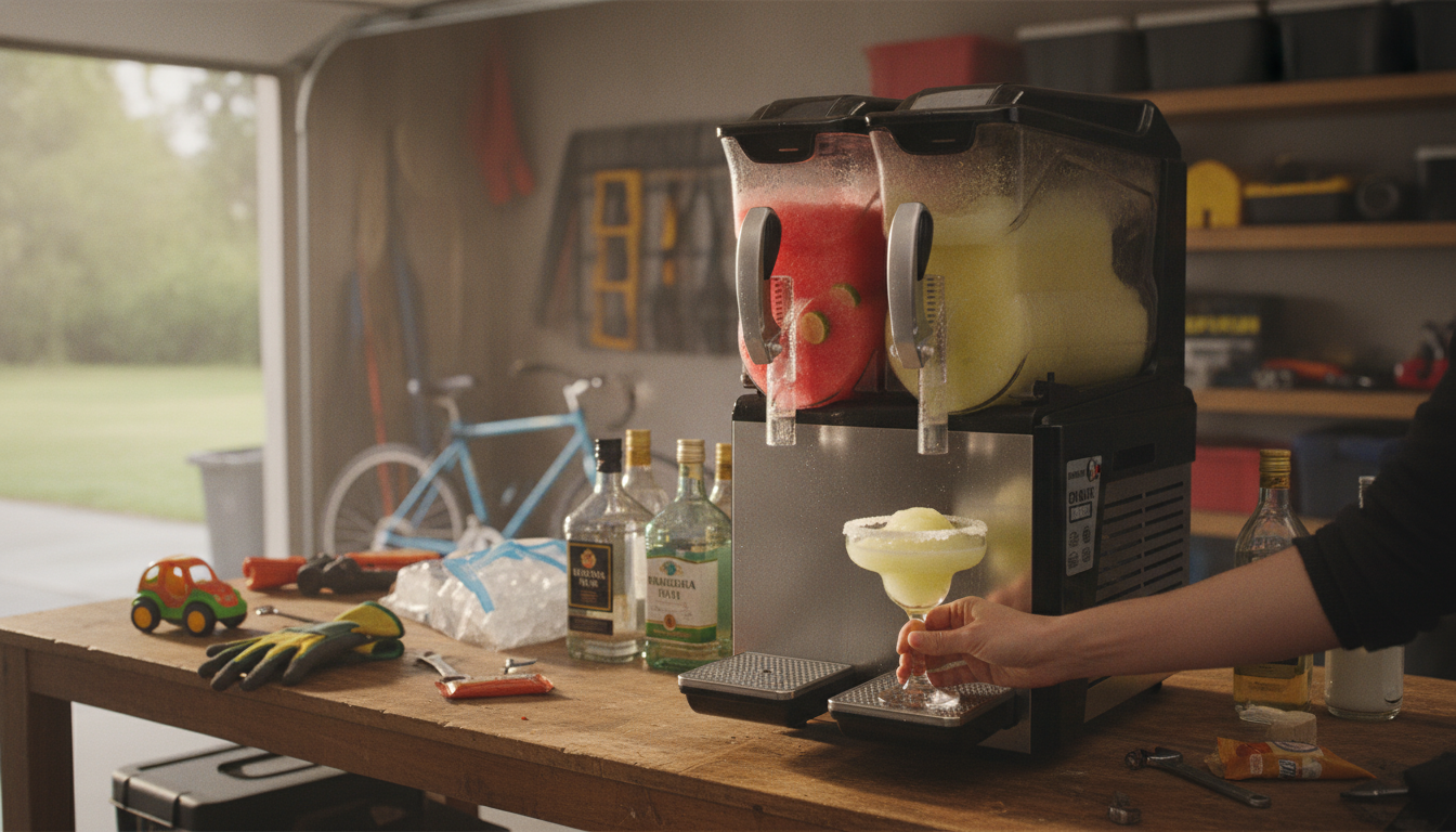 Frozen Margaritas in a Commercial Slush Machine: Tips