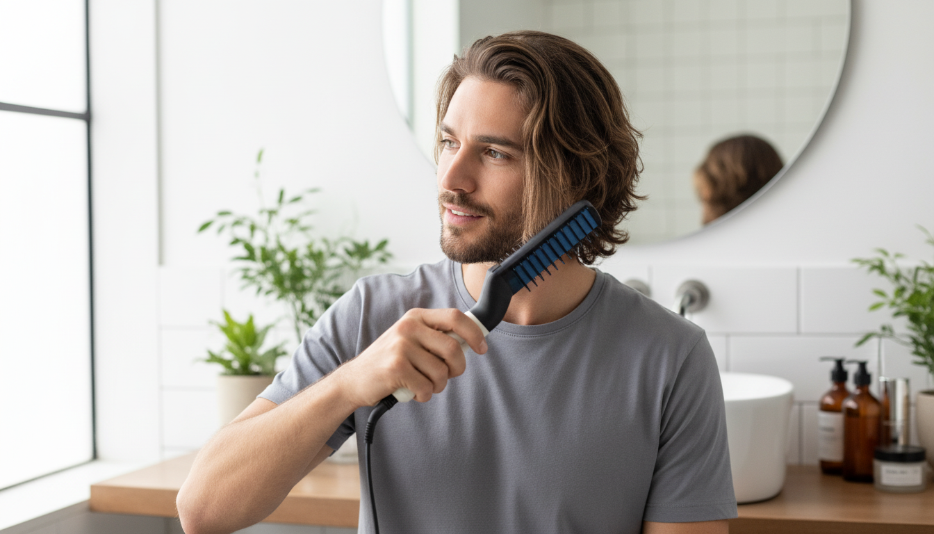 Quick Smooth Styling: Multifunctional Hair Styler Brush