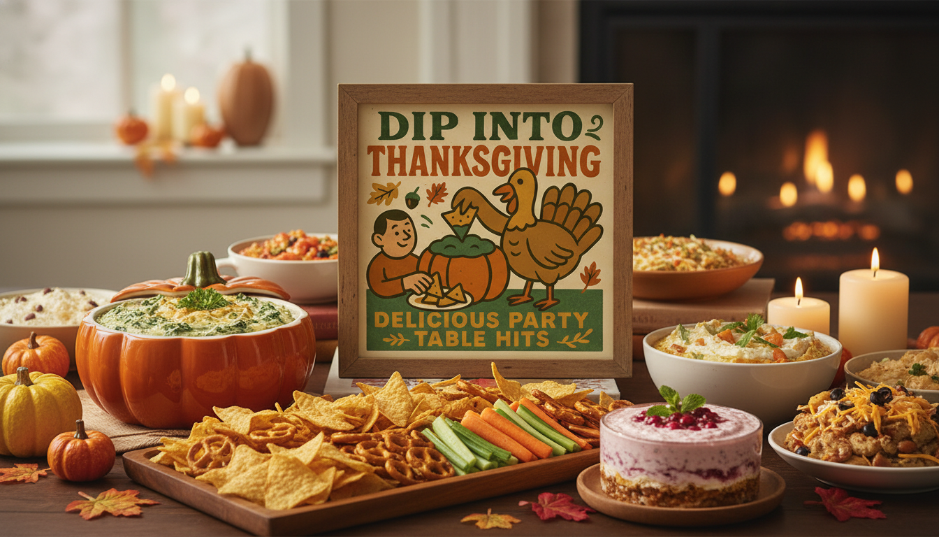 Thanksgiving Dip Table Ideas: Hot, Cold, Make-Ahead
