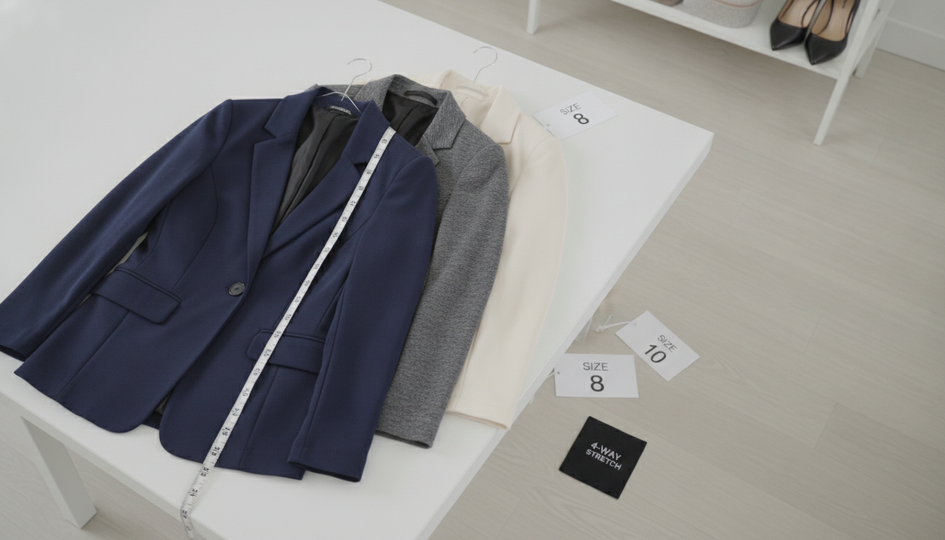 Women’s Stretch Blazer Sizing for Office: Quick Fit Guide