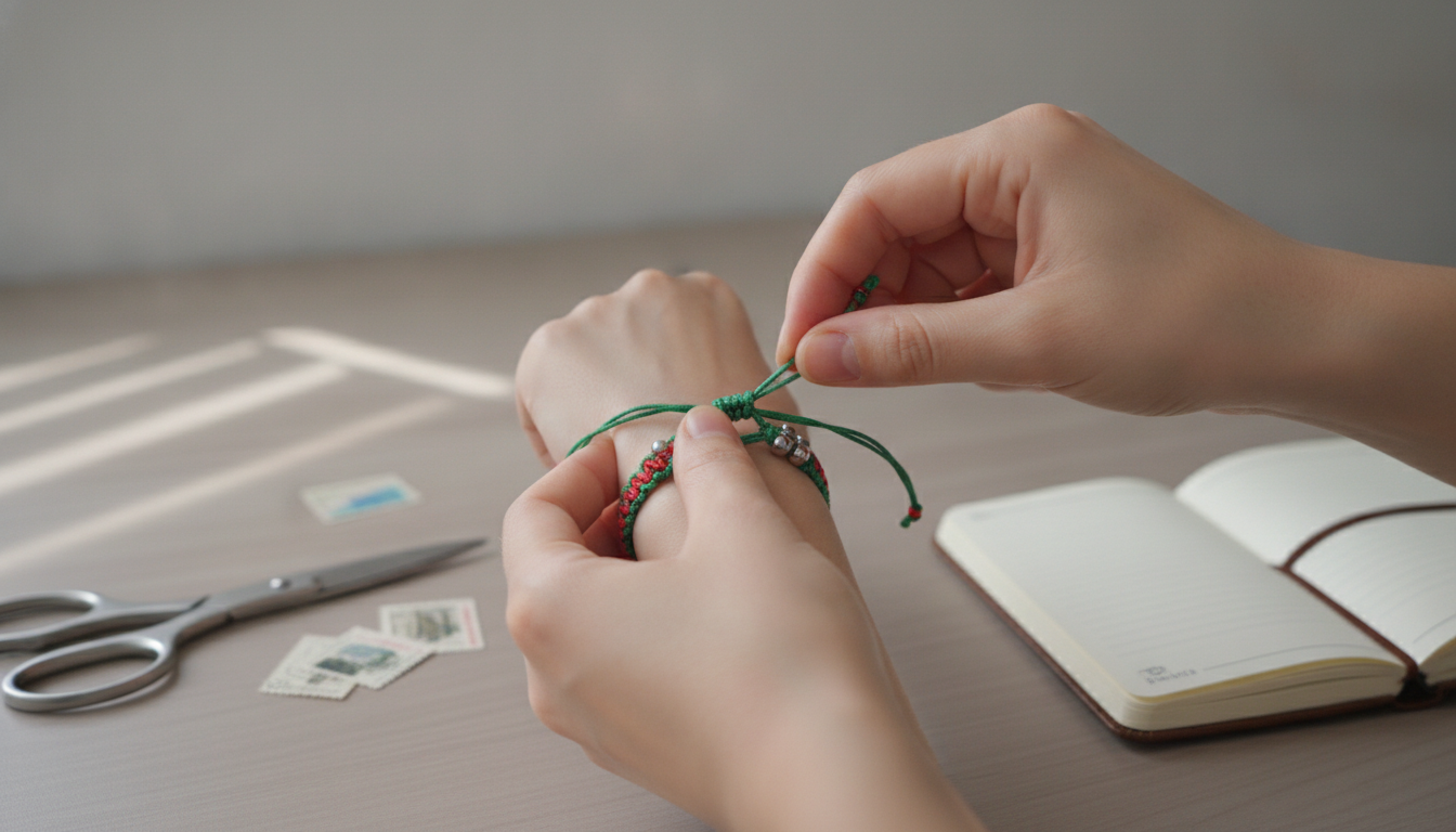 Adjust a Braided Cord Bracelet So It Won’t Slip