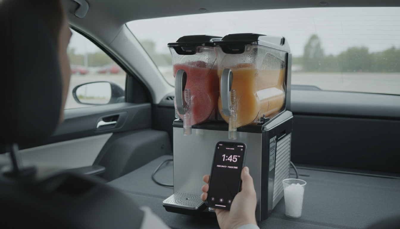20L Slush Machine Freeze Time: First Batch & Refills