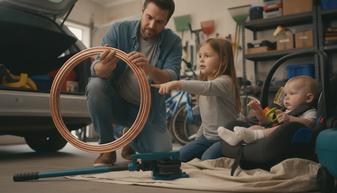 Minimum Bend Radius for 1/2" Copper Tubing
