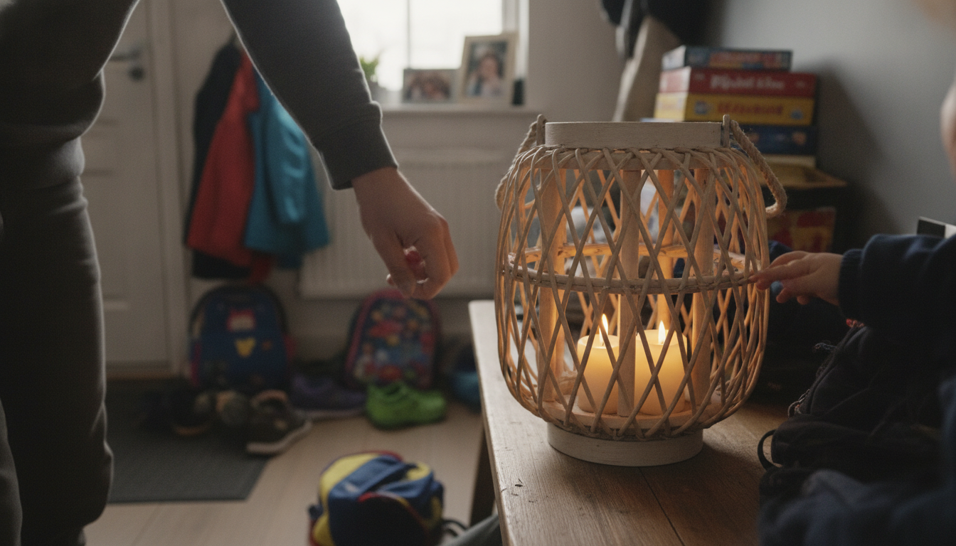 Rattan Lanterns: Real Candles vs LED Candle Safety