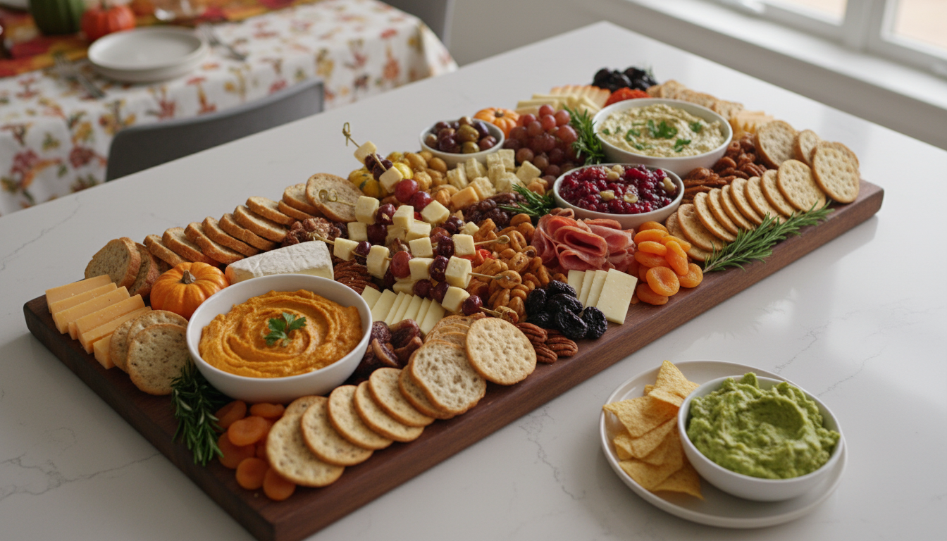 Most Popular Thanksgiving Appetizer: The Snack Board