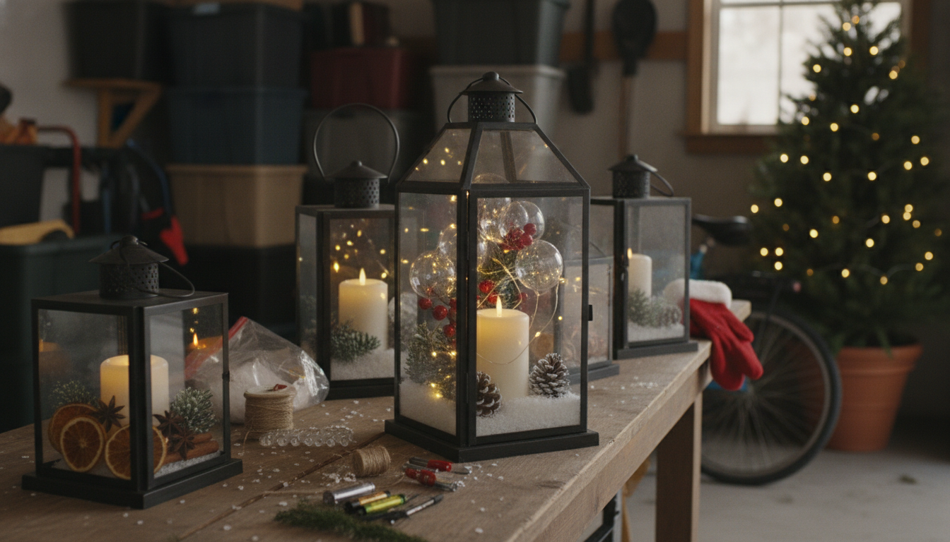 Outdoor Lantern Christmas Fillers: Cozy, Windproof Ideas