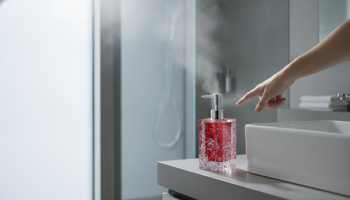 Resin Soap Dispenser Fading in Humid Bathrooms?